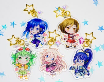 Porte-clés Acrylique Frieren - Lot De 8 Pendentifs Chibi - Pour Fans Collection - Décoration Clés Ou Sac