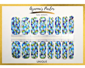 Abstract Nail Polish Strips: DIY Nail Wraps