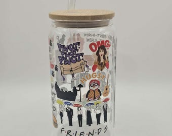 Friends 16oz Glass Cup