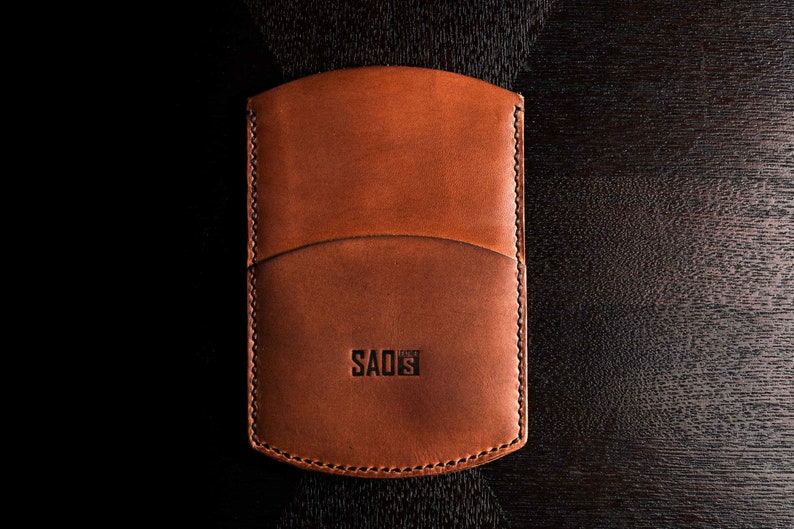 Cartera de pasaporte, porta pasaporte de cuero, cubierta de viaje hecha a mano, regalos para viajeros, estuche de pasaporte en marrón oscuro/marrón bronceado Tan Brown