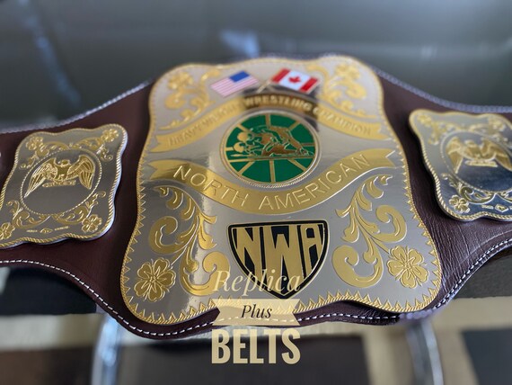 NWA Stampede North American Heavyweight Championship Belt Etsy