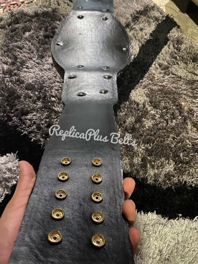 New IWGP / NJPW World Heavyweight Championship V5 Title Belt (3.5mm Zinc) image 6