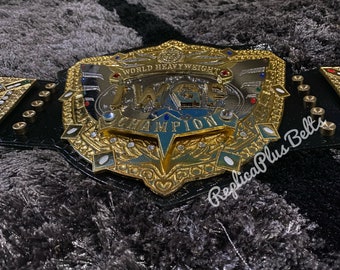 New IWGP / NJPW World Heavyweight Championship V5 Title Belt (3.5mm Zinc)