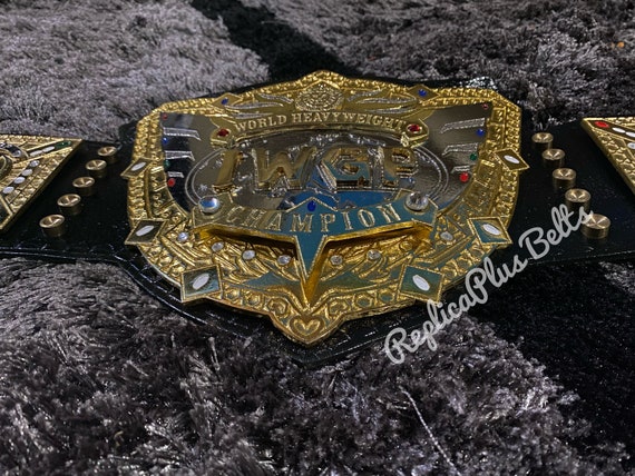New IWGP / NJPW World Heavyweight Championship V5 Title Belt (3.5mm Zinc)