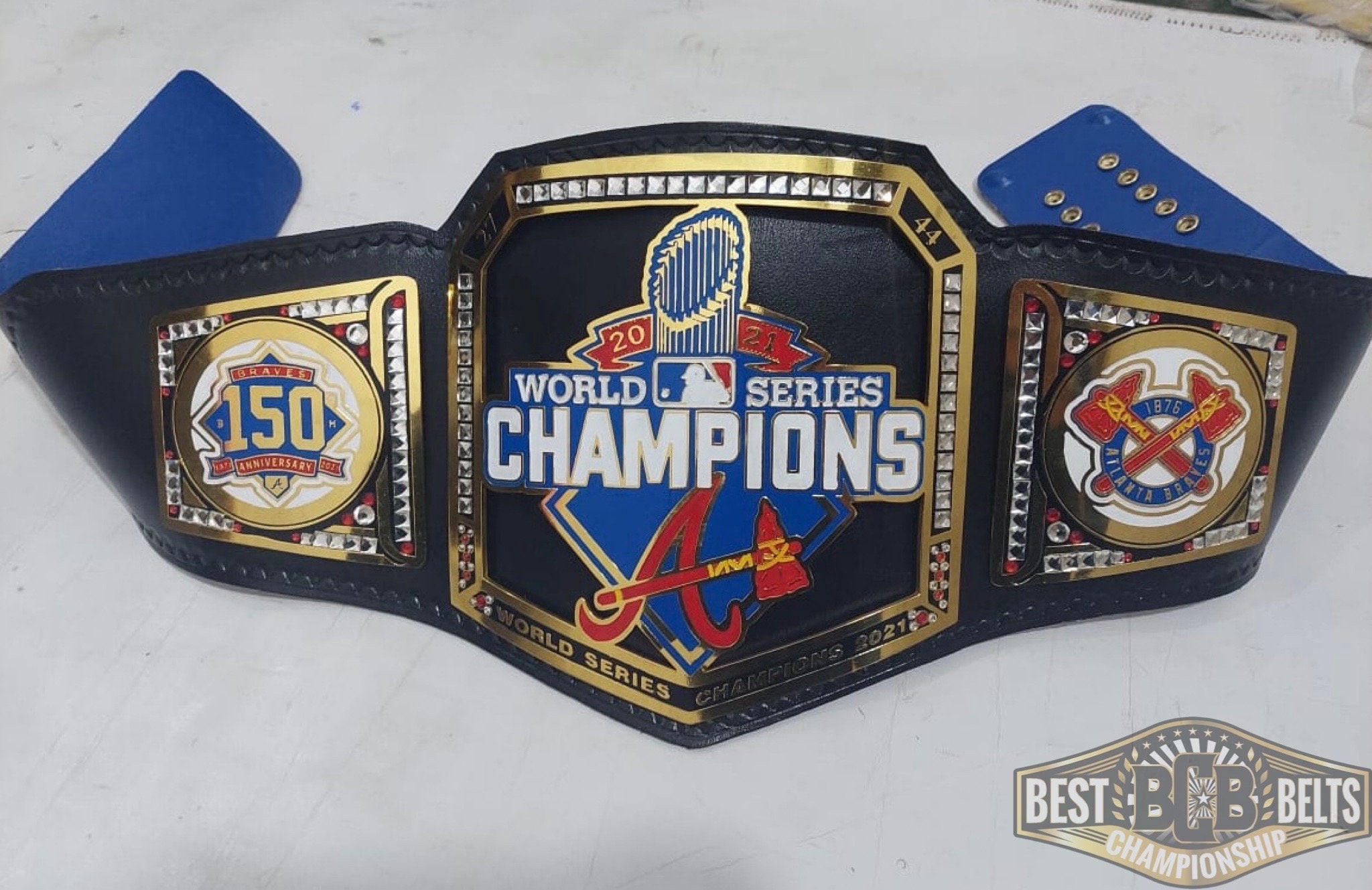 Fans custom-4 Atlanta Braves World Series Championship Ring Set+