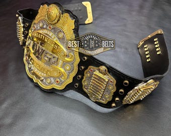 IWGPヘビー級王座レプリカベルト、フルスタックプレート、24金スイス