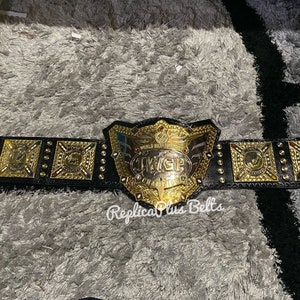 New IWGP / NJPW World Heavyweight Championship V5 Title Belt (3.5mm Zinc) image 3