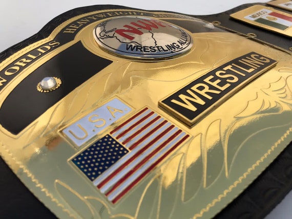 NWA Domed Globe Wrestling Championship Title Belt Replica/ Adult Size -   Canada