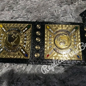 New IWGP / NJPW World Heavyweight Championship V5 Title Belt (3.5mm Zinc) image 5