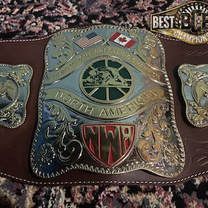 NWA Stampede North American Heavyweight Championship Belt ( Calgary version)