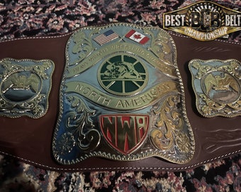 NWA Stampede North American Heavyweight Championship Belt ( Calgary version)
