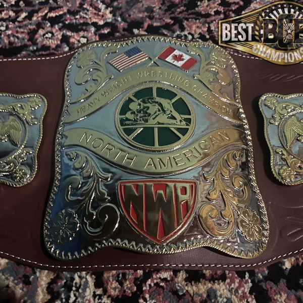 NWA Stampede North American Heavyweight Championship Belt ( Calgary version)
