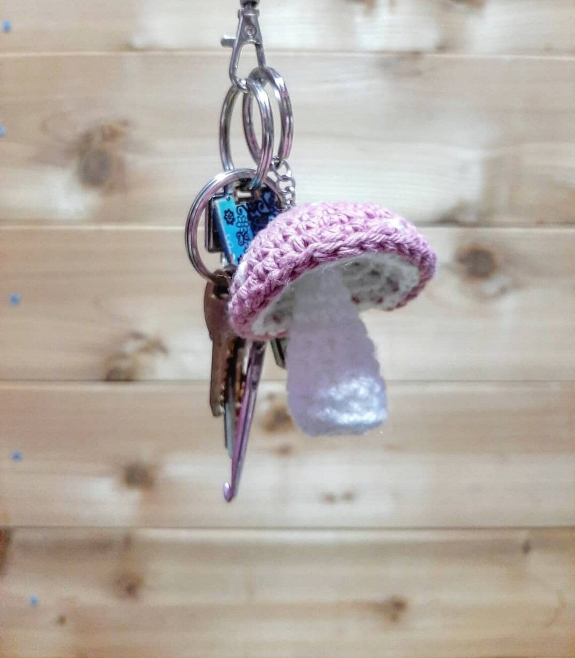 PDF Crochet Mushroom Keychain Pattern Etsy