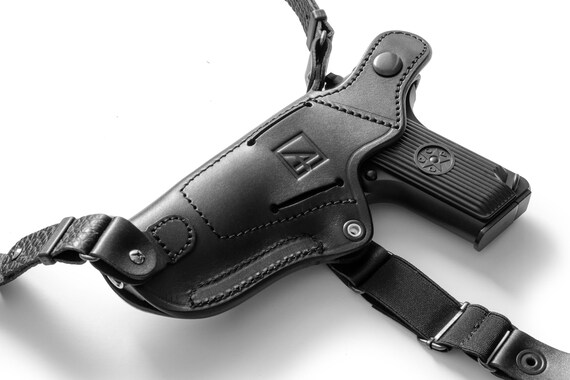 TT Tokarev Leather Shoulder Holster, Concealed Carry, Zastava M57