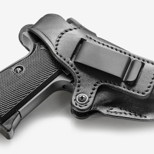 Appendix carry secured concealed (IWB) and Belt (OWB) leather holster for Walther (pp, ppk ,ppk/s), Schmeisser 790, SIG Sauer P230/232