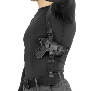 Shoulder, concealed carry (IWB) and belt (OWB) leather holster for Walther (pp, ppk ,ppk/s), Schmeisser 790, SIG Sauer P230/232