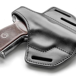 Riem (OWB) 3-laags leren holster voor Makarov