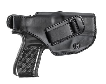 Appendix carry secured concealed (IWB) and belt (OWB) 3-Layers leather holster for CZ 82/83