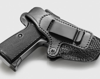 Handmade Leather IWB/OWB Holster for Walther PPK/S, Sig Sauer P230/232