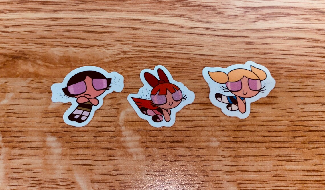 Power Puff Girls Stickers Etsy