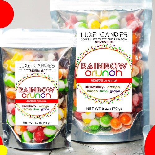 Freeze Dried Candy Rainbow Crunch Etsy