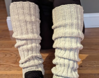 Hand Knit Leg Warmers