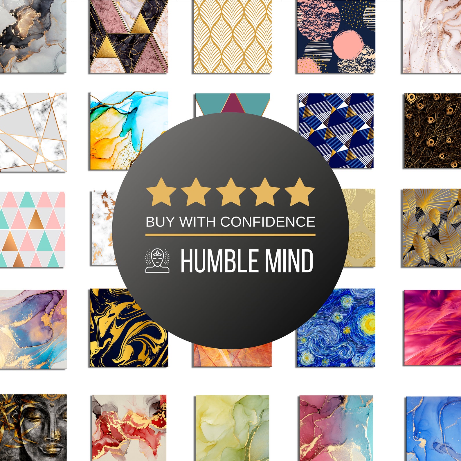 Black and Gold Canvas Wall Art Abstract Canvas Wall Art Etsy