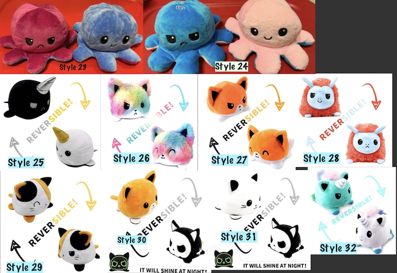 Reversible Octopus Plushie Template Reversible Octopus Plushie Template