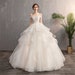 Vintage Irregular Off Shoulder White Wedding Dress Beading Applique Tulle Bridal Dress Brush Train Bridal Dressing Gown Prom Dresses Empire 