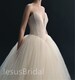 Light Champagne Tulle Deep V Sweetheart Wedding Dress Strapless Fairy Bridal Dress Gown Sexy Bridal Gowns And Separates Prom Dress Zipper 