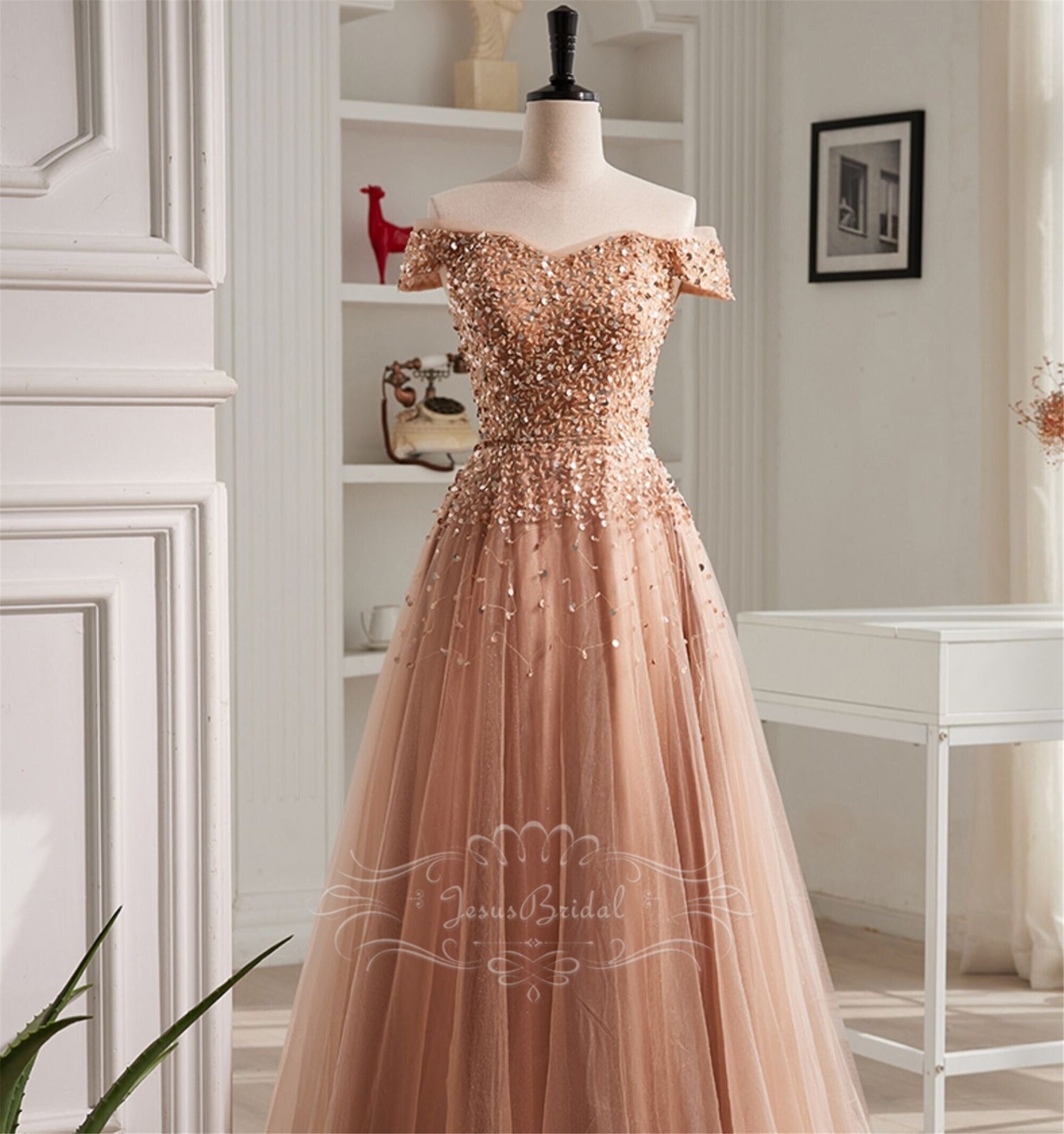 Champagne off Shoulder Beading Prom Dress A-line Lace-upprom - Etsy  Singapore
