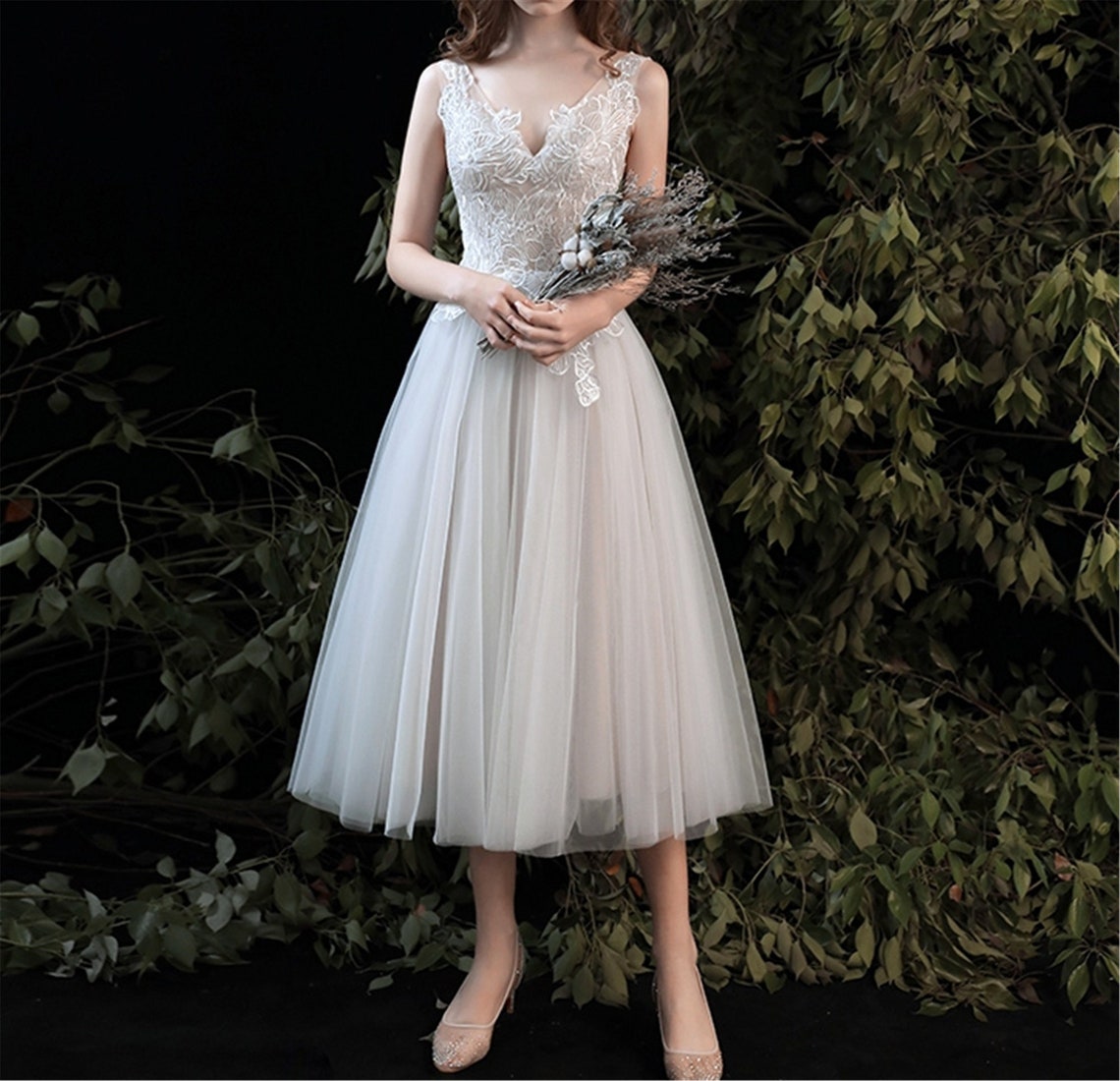 ️ 20+ Best Tea Length Wedding Dresses Ideas In 2024 - HMP