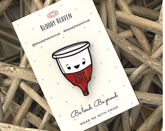Bloody Heaven - Enamel Pin Badge - Feminist - Menstruation - Period