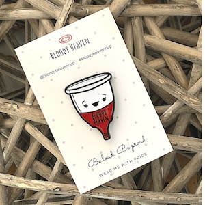 Bloody Heaven - Enamel Pin Badge - Feminist - Menstruation - Period
