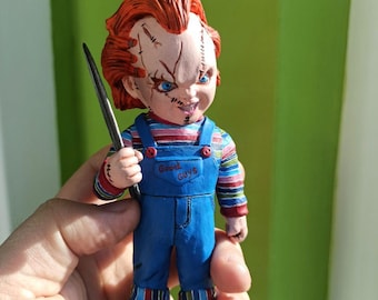 Muñeco Chucky hecho a mano: Un juguete de terror coleccionable