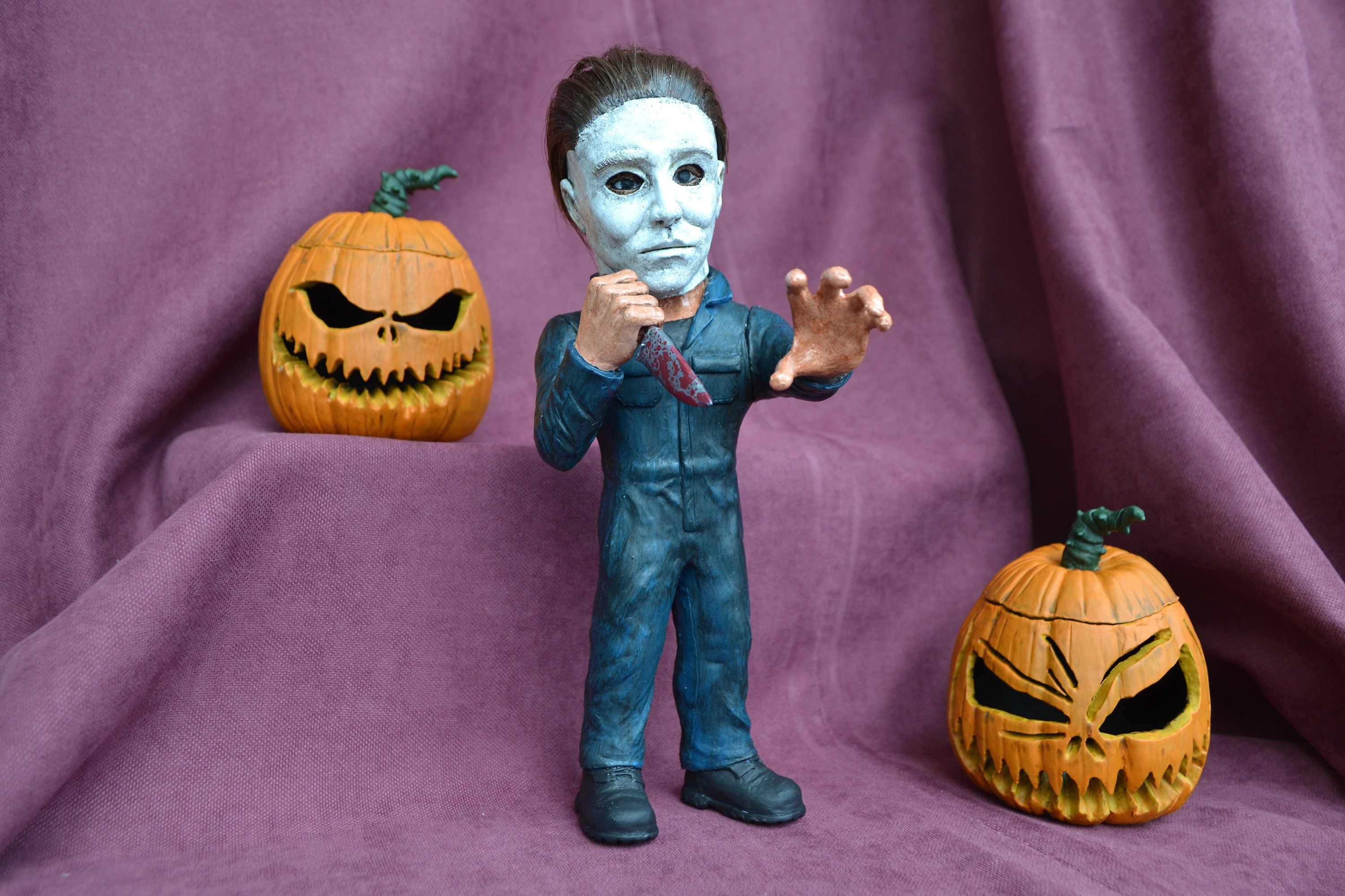 Michael Myers Figure, Horror, Halloween, Art Toy, Maniac - Etsy