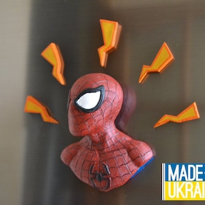 Spidermonk Fridge Magnet: Handmade Comic Fan Gift