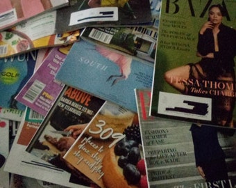 5 Craft Magazines Lot Bundle. Junk Journal, Art Collage, Mixed Media, Random Pick, Supply Paper, Vision Board.  2014-2023 Random Pick.