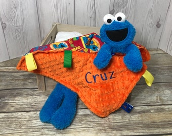 Cookie Monster Blanket Etsy