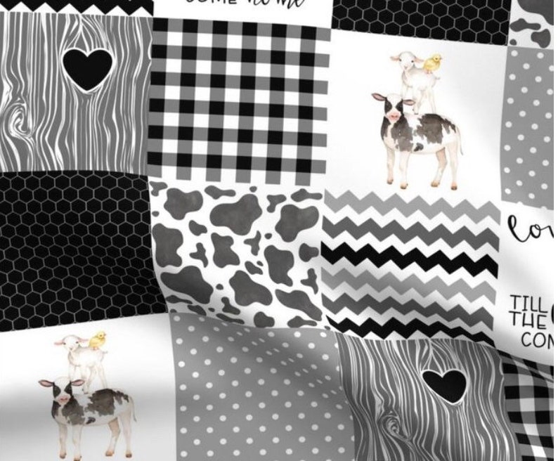 Download Boys Cow Minky Baby Blanket Personalized Soft Baby Boy Cow ...