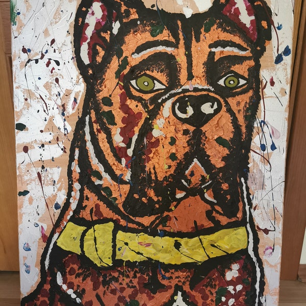 Acryl Hund