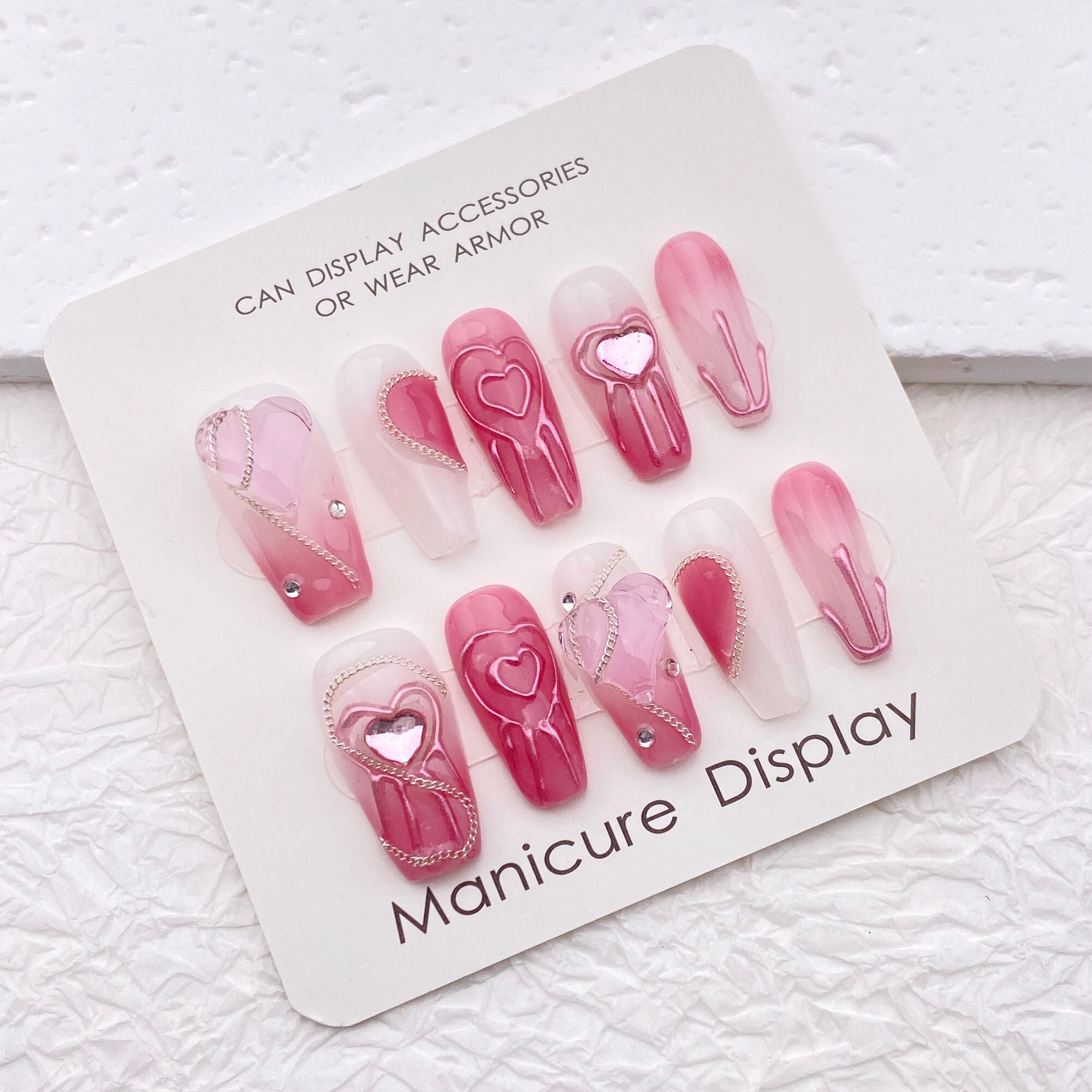 rhinestones for acrylic nails,pink crystals for nails, cristales rosa para  uñas