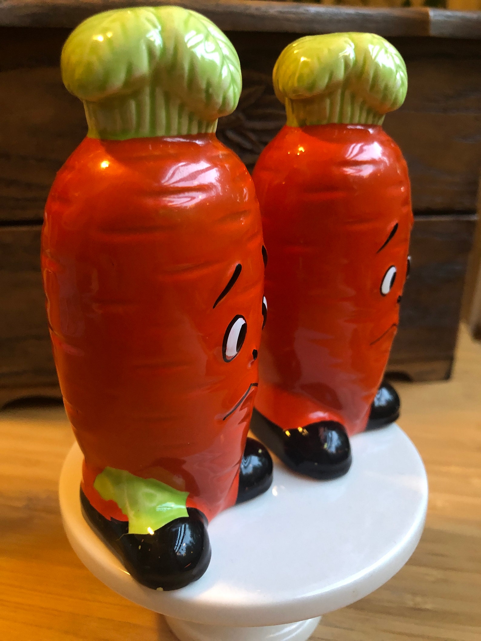 Carrot Anthropomorphic Salt & Pepper Shakers Made for Kmart Etsy