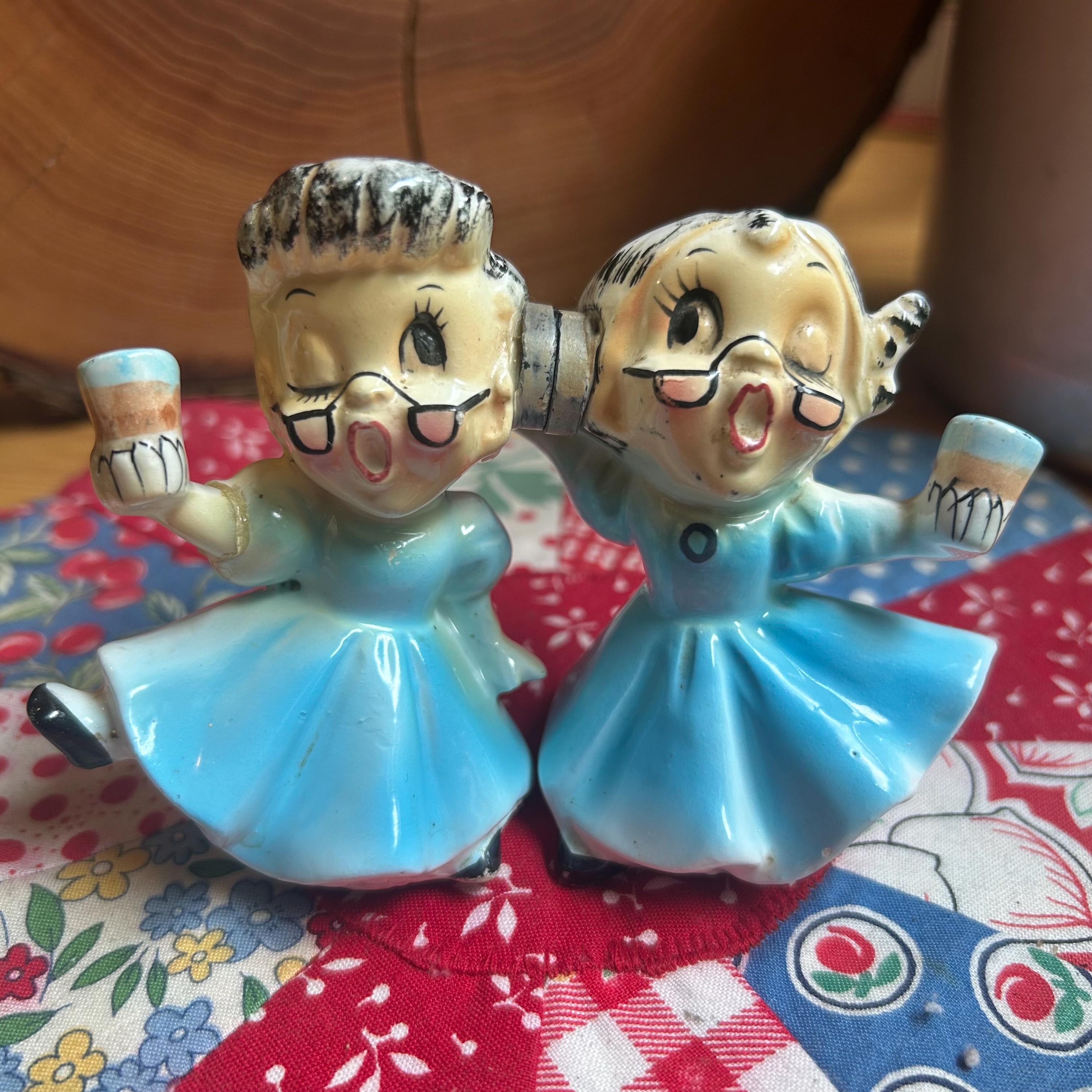 RARE Holt Howard Magnetic Drinking Winking Grannies- AS IS - Etsy