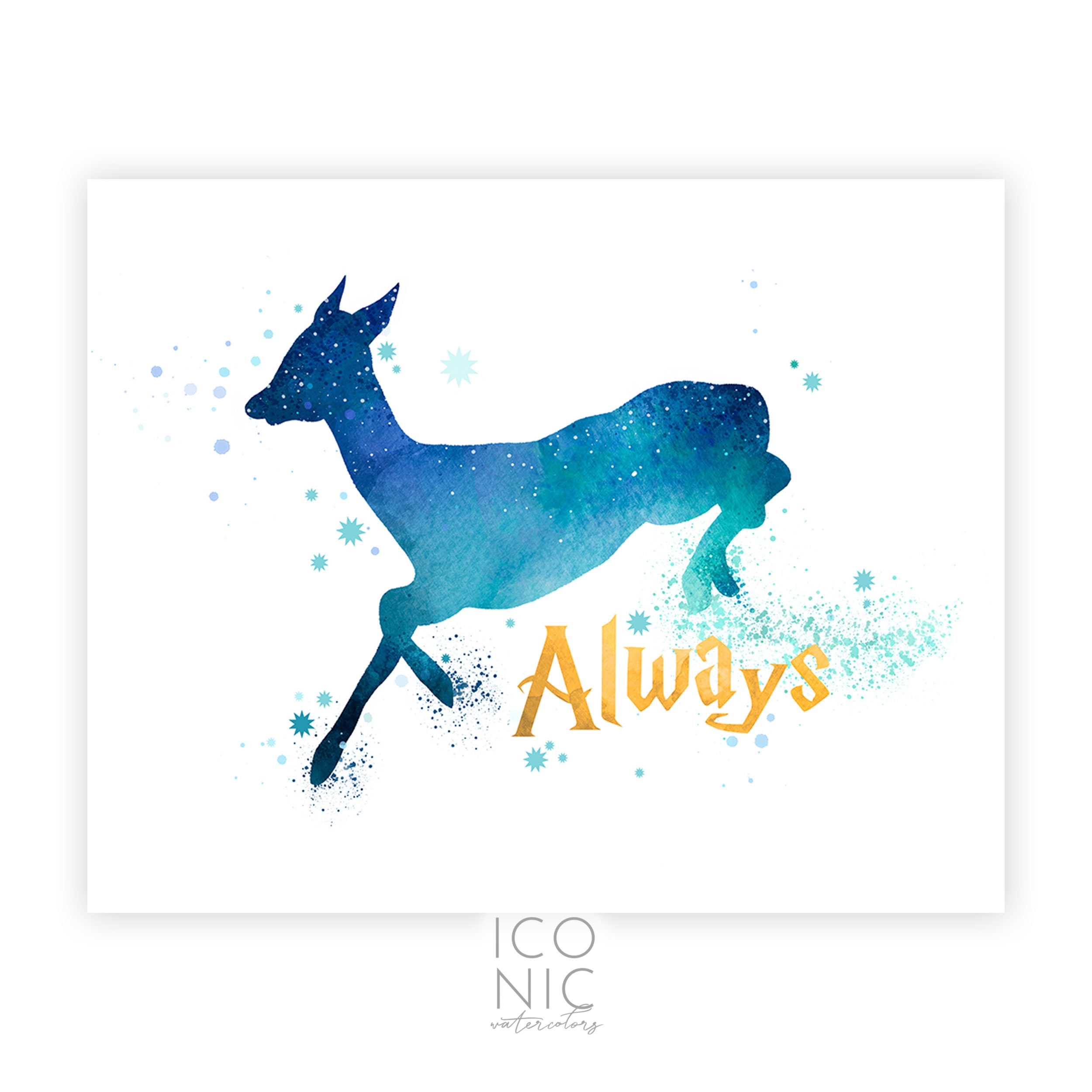 Always PATRONUS Print Potterhead Printable Patronus Digital | Etsy