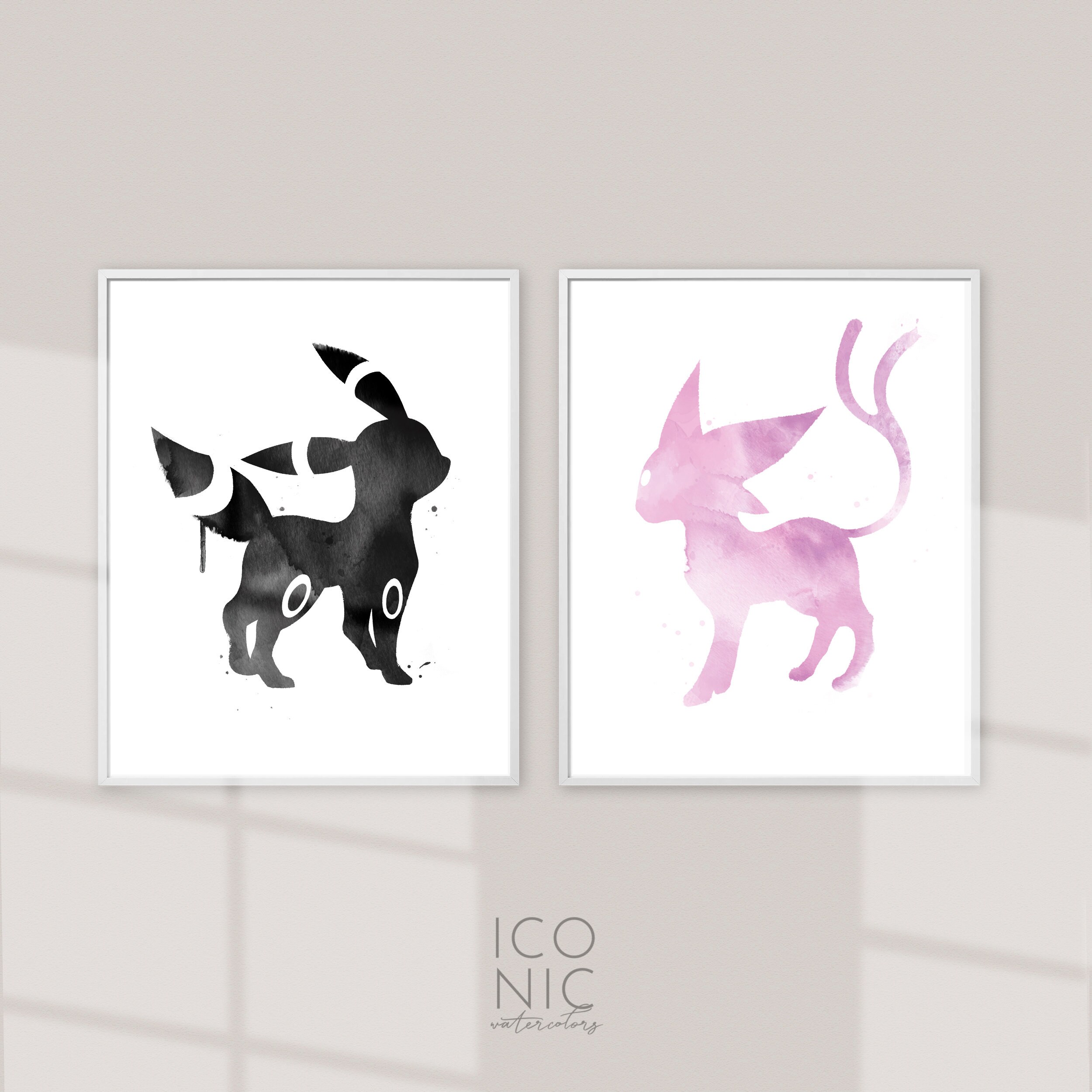 Eevee Evolutions Prints Small Prints 8 1/2 x 5 1/4 Big -  Portugal