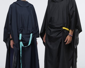Water proof  raincoat, unisex oversize, lightweight cape/poncho with hood, raincoat for walks