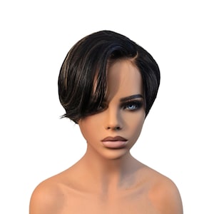 Pre-Styled Short Pixie Cut Glueless HD Lace Wig Beginner Friendly - BELLA