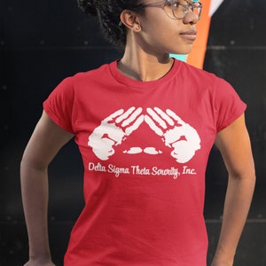 Delta Sigma Theta pyramid hands SVG PNG clipart cutting files silhouette cameo cricut