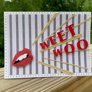 Weet Woo - 私のお気に入りの殺人カード { 手作りカード、紙カード、MFM、マーダリーノ、カレンとジョージアの引用、ただの理由 }